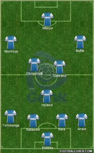 K Racing Club Genk Formation 2014