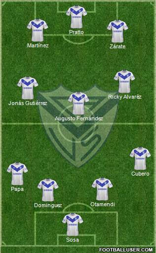 Vélez Sarsfield Formation 2014