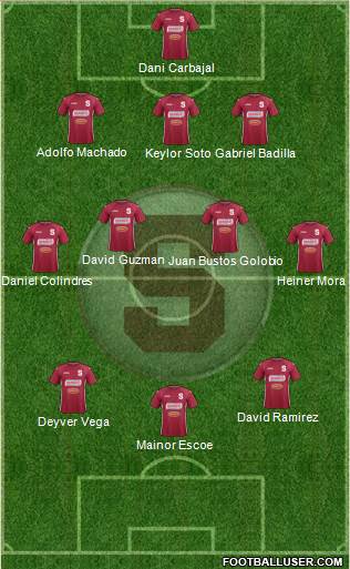 CD Saprissa Formation 2014