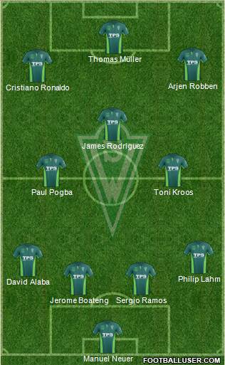 CD Santiago Wanderers S.A.D.P. Formation 2014