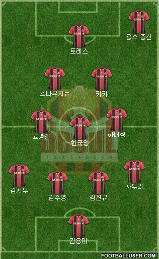 FC Seoul Formation 2014