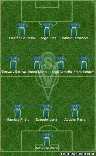 CD Santiago Wanderers S.A.D.P. Formation 2014