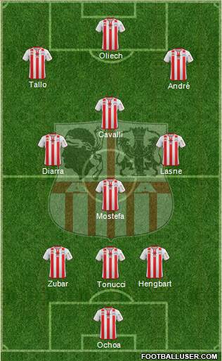 Athletic Club Ajaccien Football Formation 2014