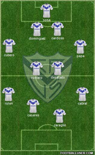 Vélez Sarsfield Formation 2014