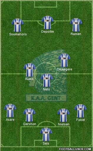 KAA Gent Formation 2014