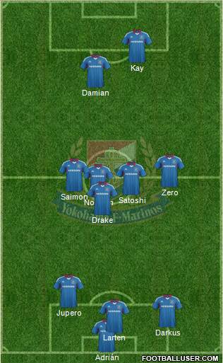 Yokohama F Marinos Formation 2014