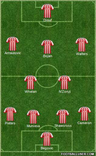 Stoke City Formation 2014