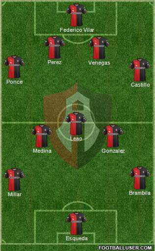 Club Deportivo Atlas Formation 2014