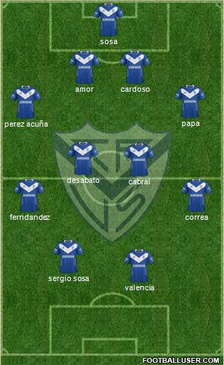 Vélez Sarsfield Formation 2014