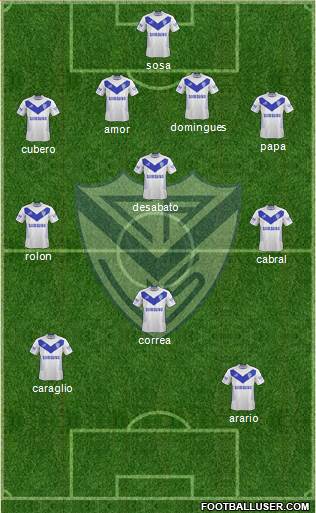 Vélez Sarsfield Formation 2014