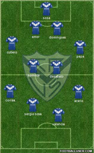 Vélez Sarsfield Formation 2014