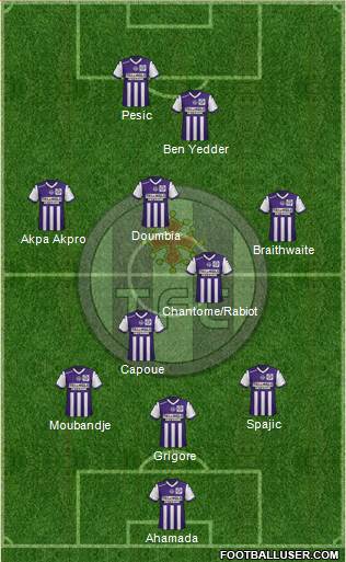 Toulouse Football Club Formation 2014