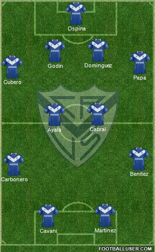 Vélez Sarsfield Formation 2014