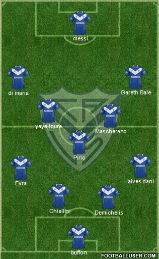 Vélez Sarsfield Formation 2014