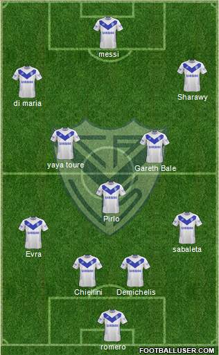 Vélez Sarsfield Formation 2014