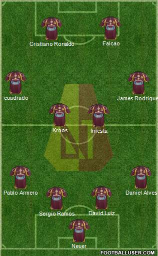 CC Deportes Tolima Formation 2014