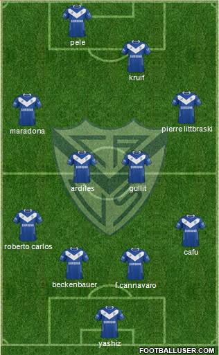 Vélez Sarsfield Formation 2014