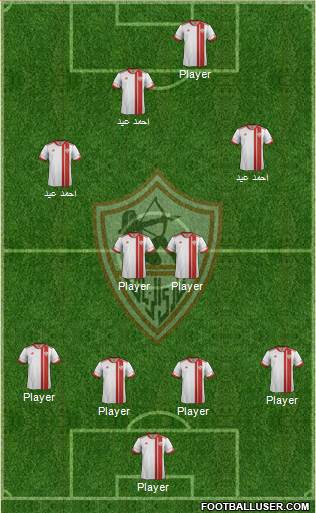 Zamalek Sporting Club Formation 2014