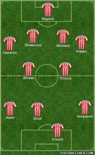 Stoke City Formation 2014