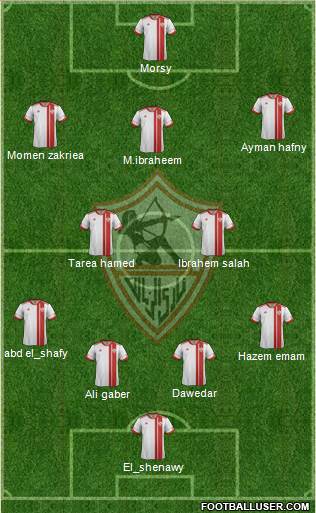 Zamalek Sporting Club Formation 2014