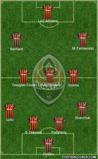 Shakhtar Donetsk Formation 2014