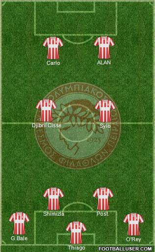 Olympiakos SF Piraeus Formation 2015