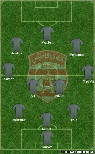 Club Africain Tunis Formation 2015