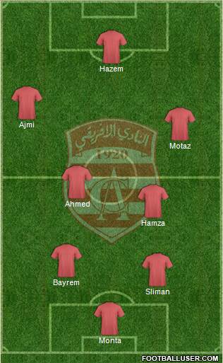 Club Africain Tunis Formation 2015