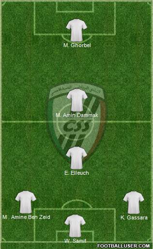 Club Sportif Sfaxien Formation 2015