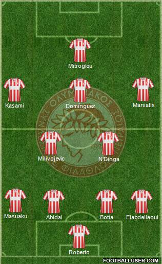 Olympiakos SF Piraeus Formation 2015