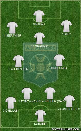 A.J. Auxerre Formation 2015