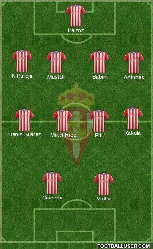 Real Sporting S.A.D. Formation 2015