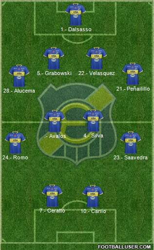 CD Everton de Viña del Mar S.A.D.P. Formation 2015