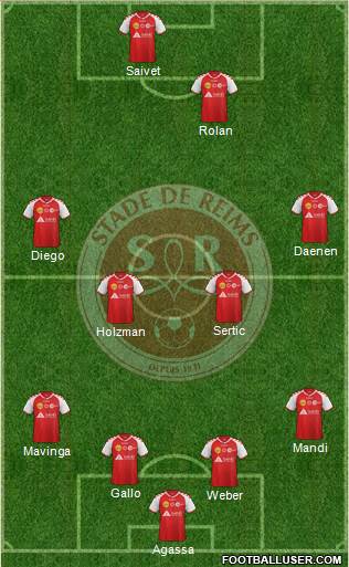 Stade de Reims Formation 2015