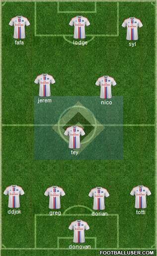 Hamburger SV Formation 2015