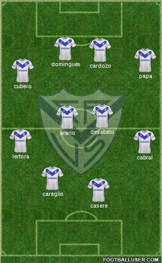 Vélez Sarsfield Formation 2015