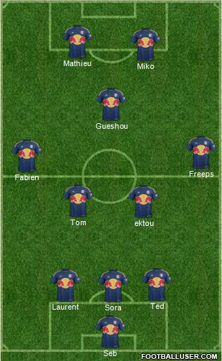 New York Red Bulls Formation 2015