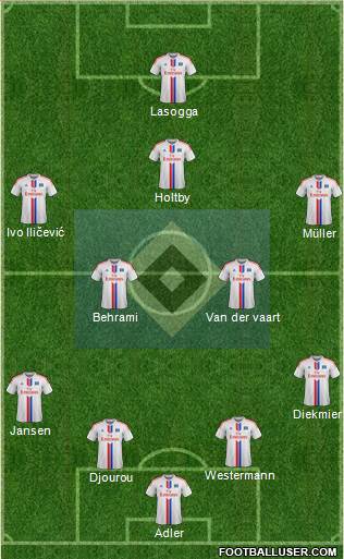 Hamburger SV Formation 2015