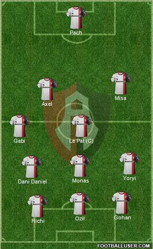 Club Deportivo Atlas Formation 2015