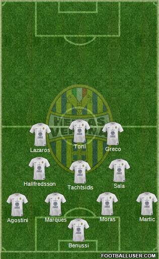 Hellas Verona Formation 2015