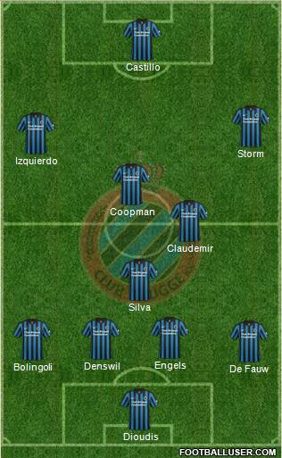 Club Brugge KV Formation 2015