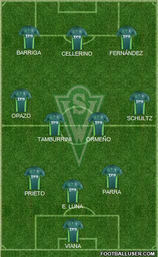 CD Santiago Wanderers S.A.D.P. Formation 2015