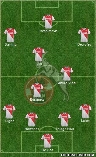 1.FC Köln Formation 2015