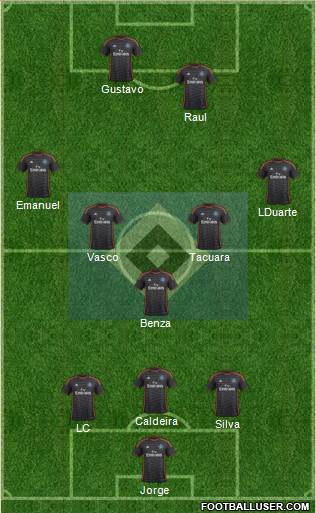 Hamburger SV Formation 2015