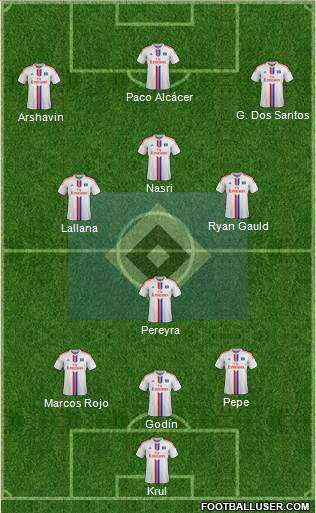 Hamburger SV Formation 2015