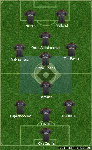 Hamburger SV Formation 2015