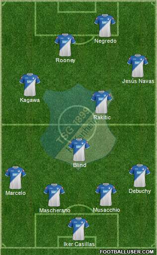 TSG 1899 Hoffenheim Formation 2015