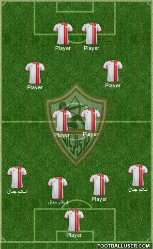 Zamalek Sporting Club Formation 2015