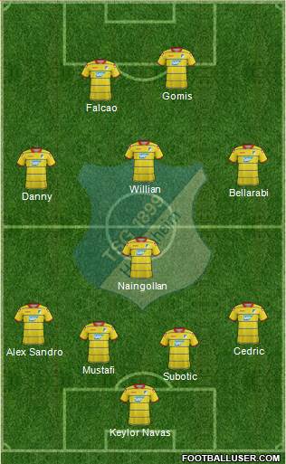 TSG 1899 Hoffenheim Formation 2015