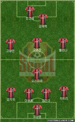 FC Seoul Formation 2015